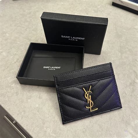 fake ysl card holder|ysl card holder check.